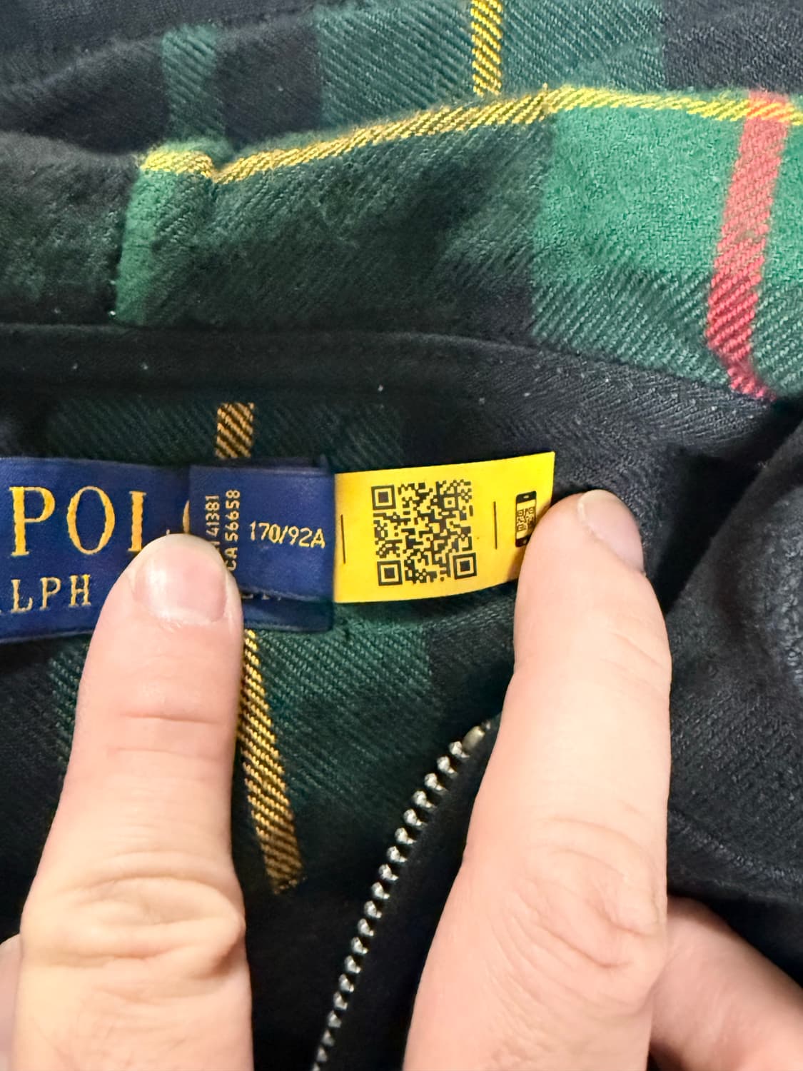 폴로랄프로렌 후드짚업 집업 블랙 검정 S  상품이미지5