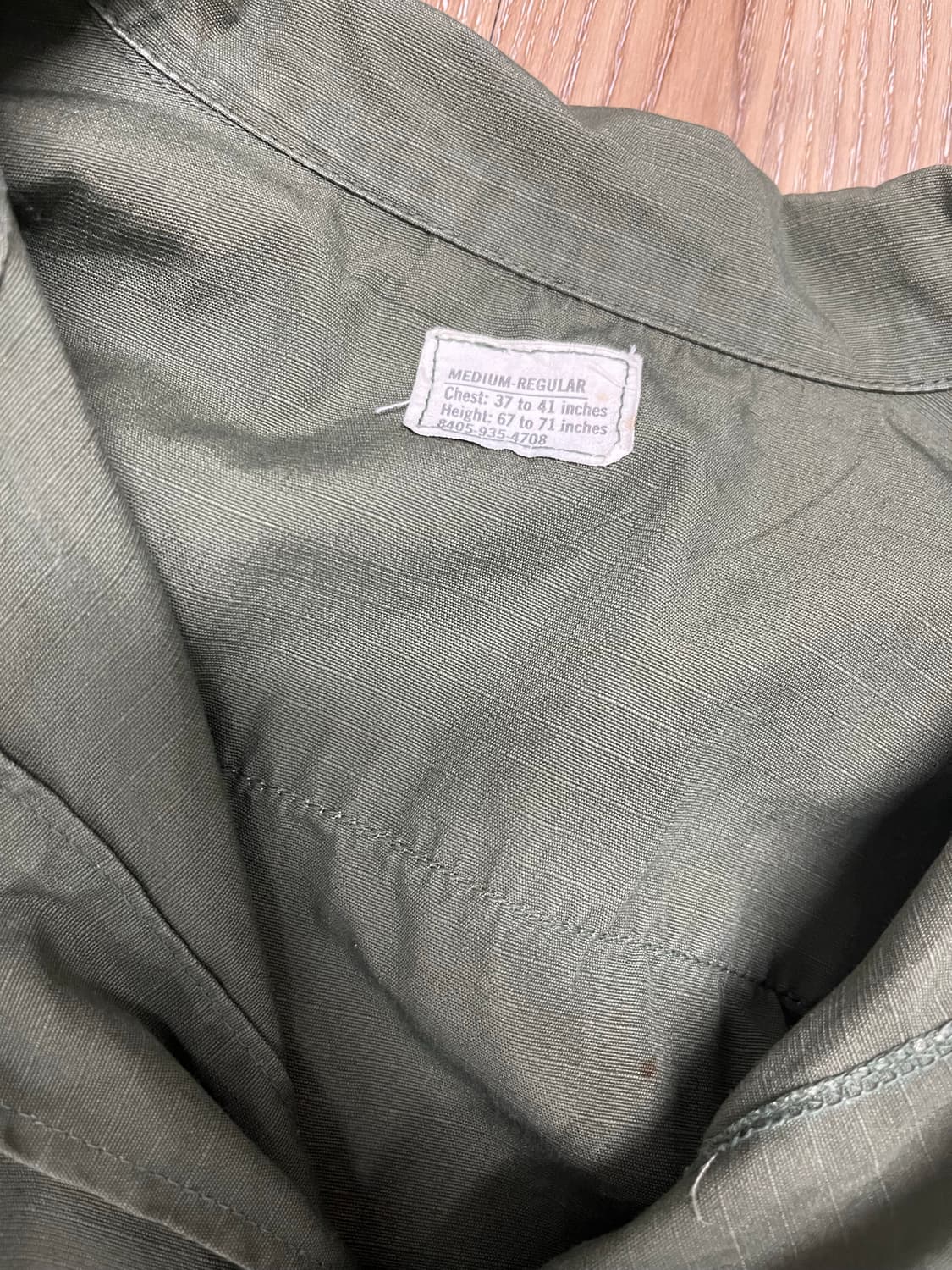 미군 밀리터리 립스탑 정글 퍼티그 자켓 M/R 상품이미지2