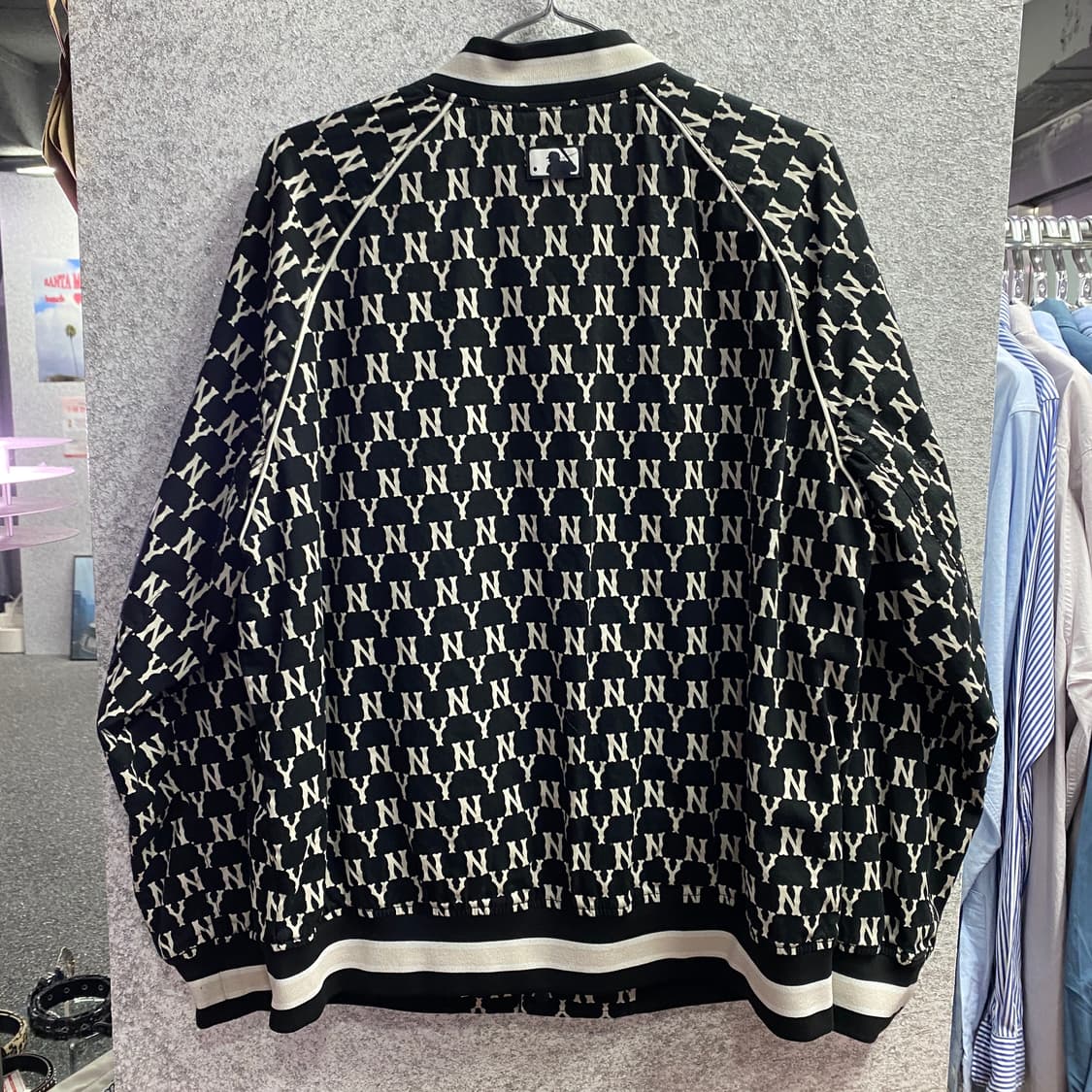 MLB 뉴욕 양키스 사이드라인 블랙 블루종 자켓 B2936 상품이미지6