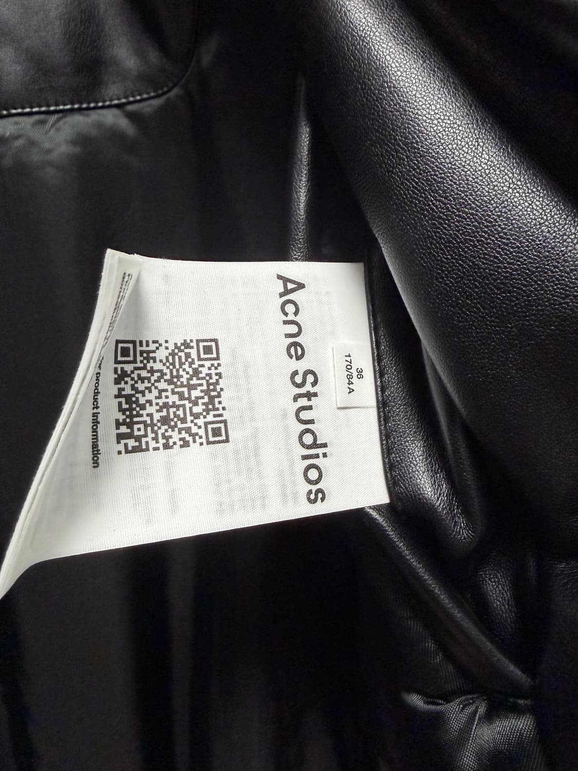 아크네스튜디오 페이크레더 봄버자켓 상품이미지6