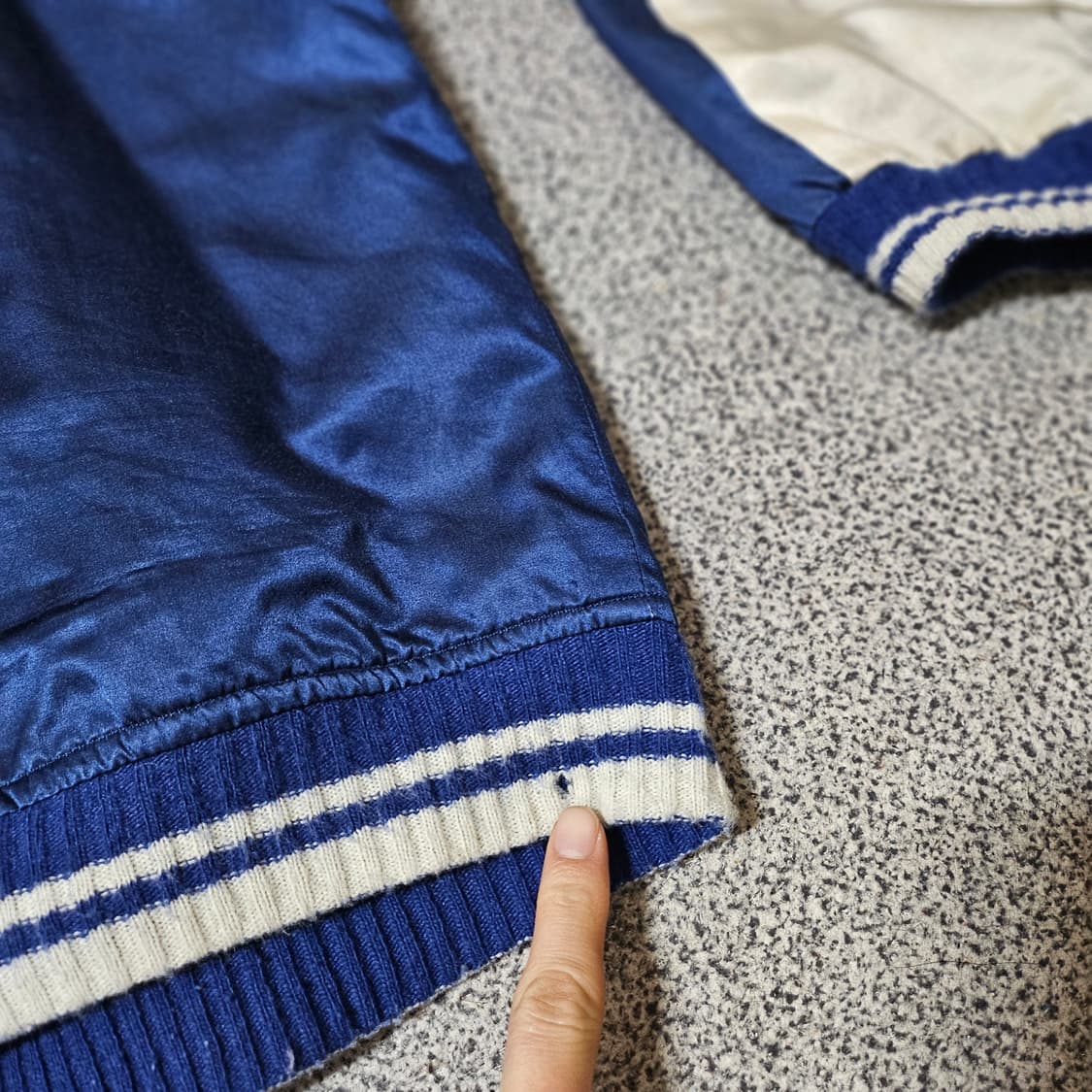 [2] 블라인드파일즈 실크 블루종 블루 상품이미지8