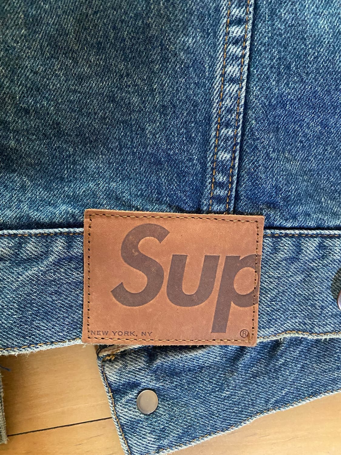 24FW 슈프림 디스트레스드 셀비지 자켓 상품이미지4