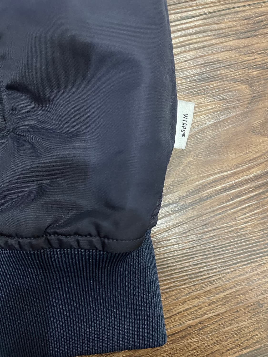 더블탭스 크로스본 팀자켓 항공점퍼 네이비 상품이미지5