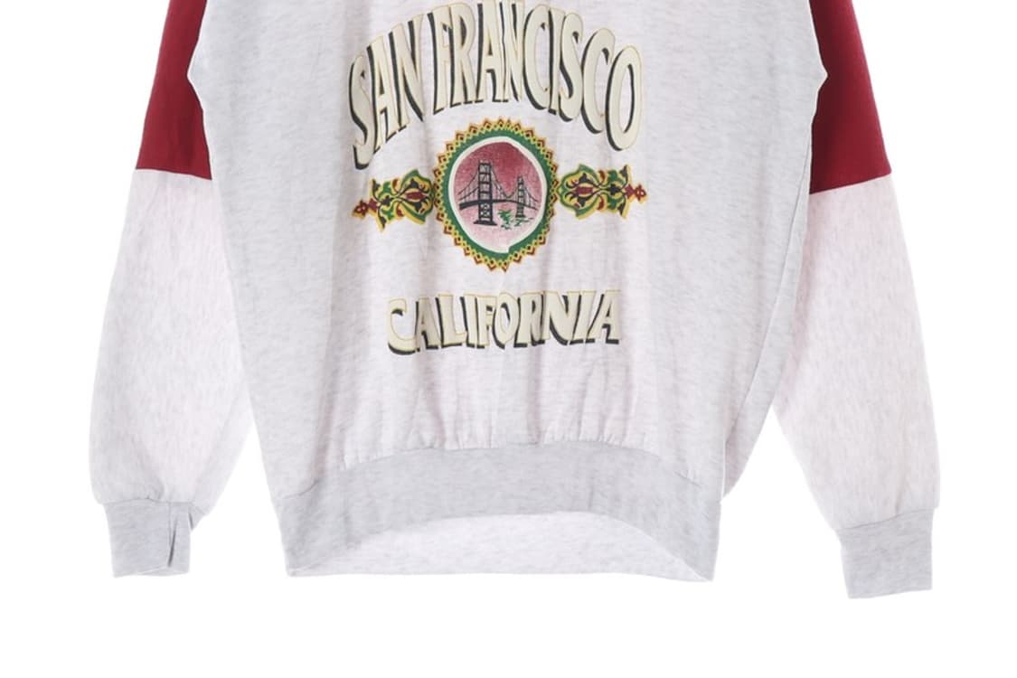 USA 빈티지 샌프란시스코 하프집업 맨투맨 L 상품이미지4