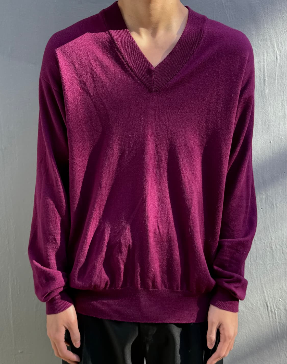 마르지엘라 브이넥 니트 상품이미지1