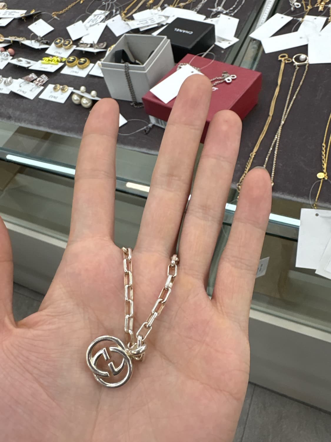 구찌 인터로킹 목걸이 상품이미지2