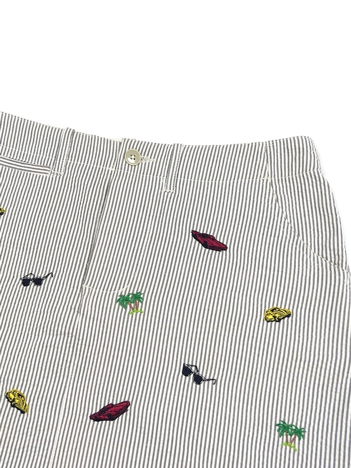 Beams Boy embroidered seersucker skirt 상품이미지3