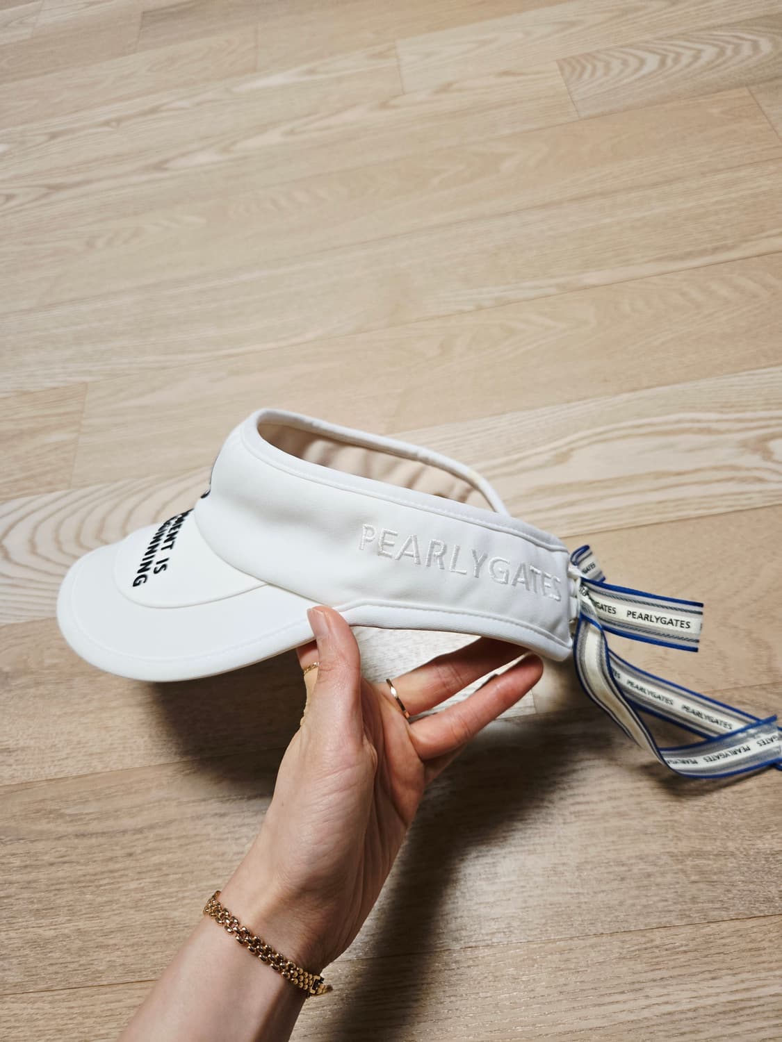 파리게이츠 여성 골프 리본 모자 썬캡 상품이미지2