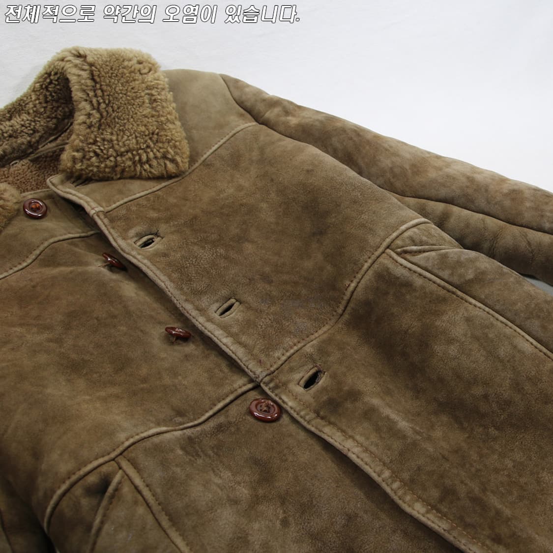 양털 무스탕 자켓 (여성용 36) 상품이미지5