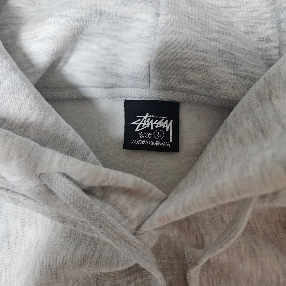 스투시 베이직 후드 애쉬 헤더 L 상품이미지5