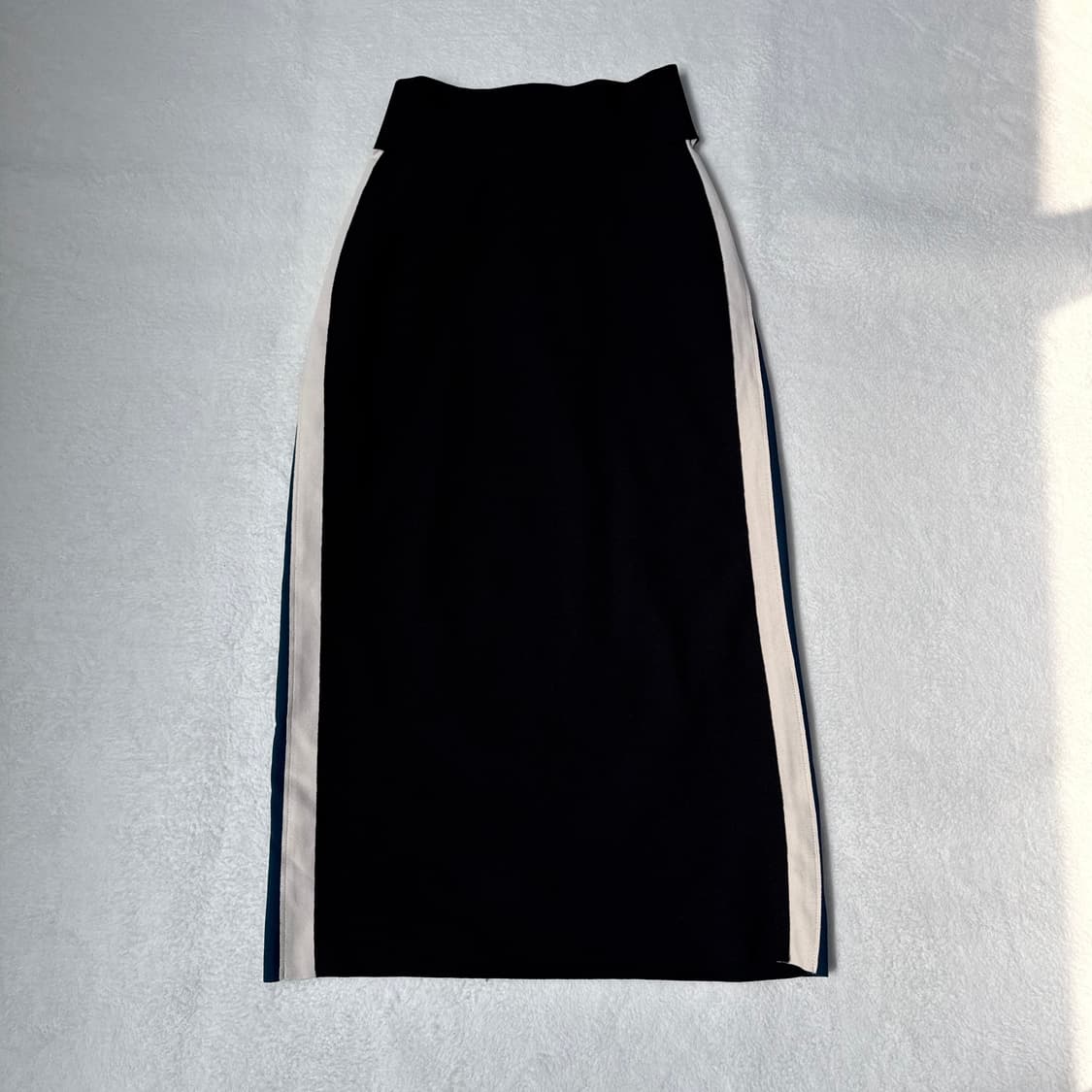 68 빈티지 배색 사이드라인 스커트 0305T 상품이미지1