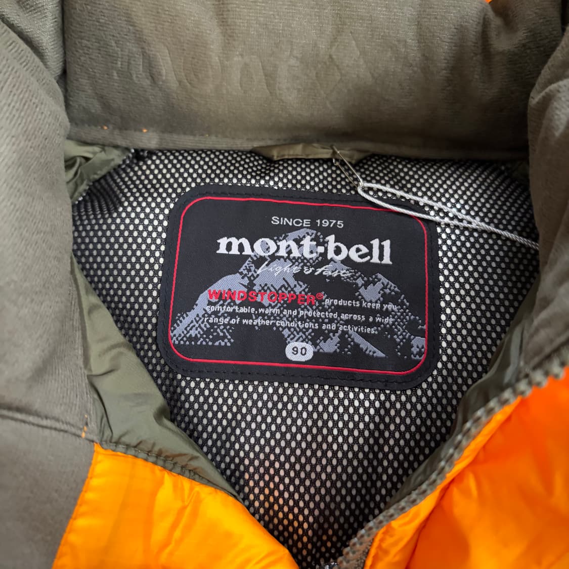 몽벨 윈드스토퍼 빈티지 다운패딩 S 상품이미지7