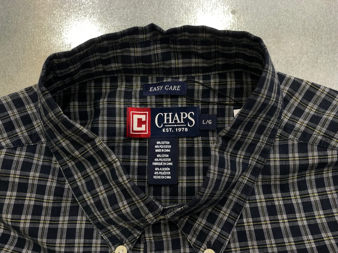 (L) Chaps 챕스 체크 반팔 셔츠 상품이미지9