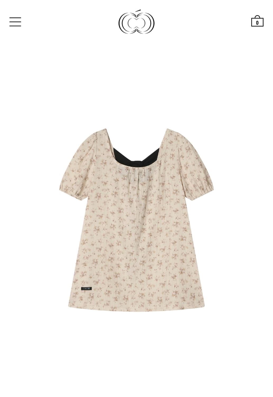 colocynth blouse vintage flower 팔아요 상품이미지1