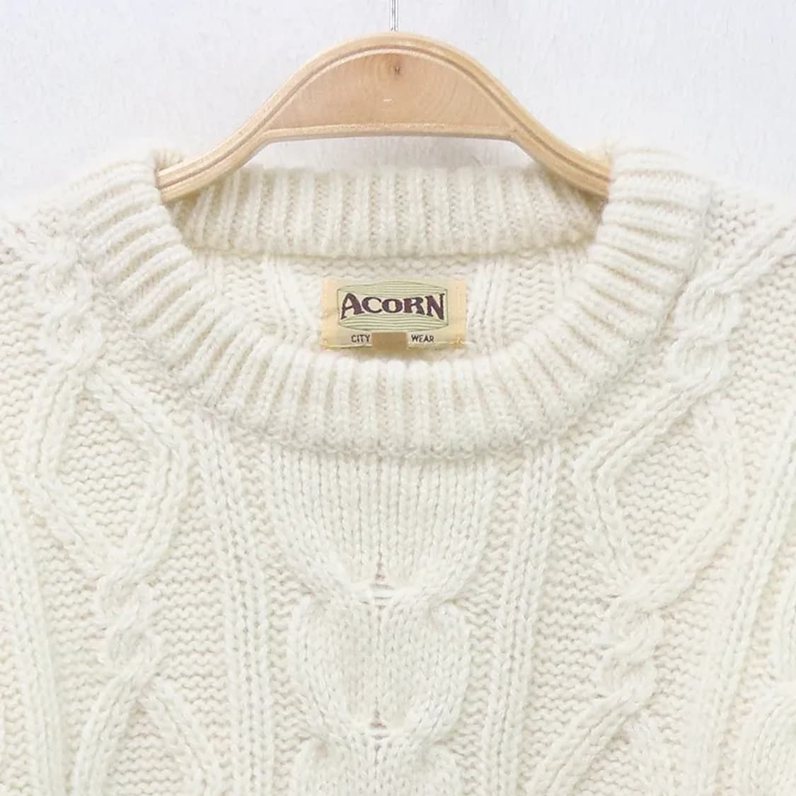 ACORN 꽈배기 울 니트 61948 상품이미지3