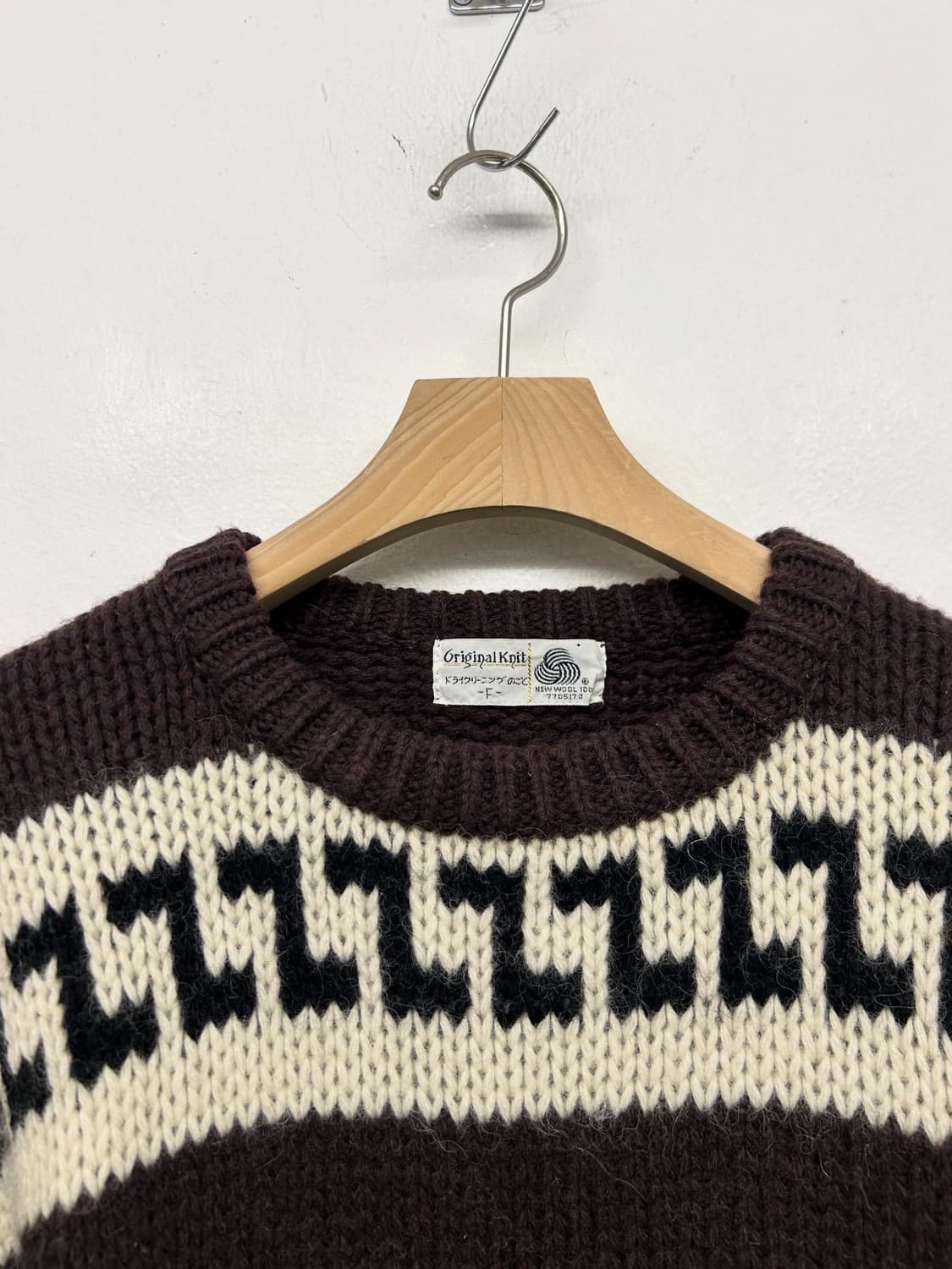 코위찬 핸드메이드 울 니트 상품이미지4