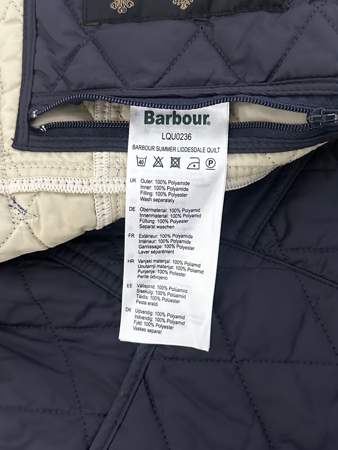 바버 썸머 리데스데일 퀼팅 자켓  상품이미지10