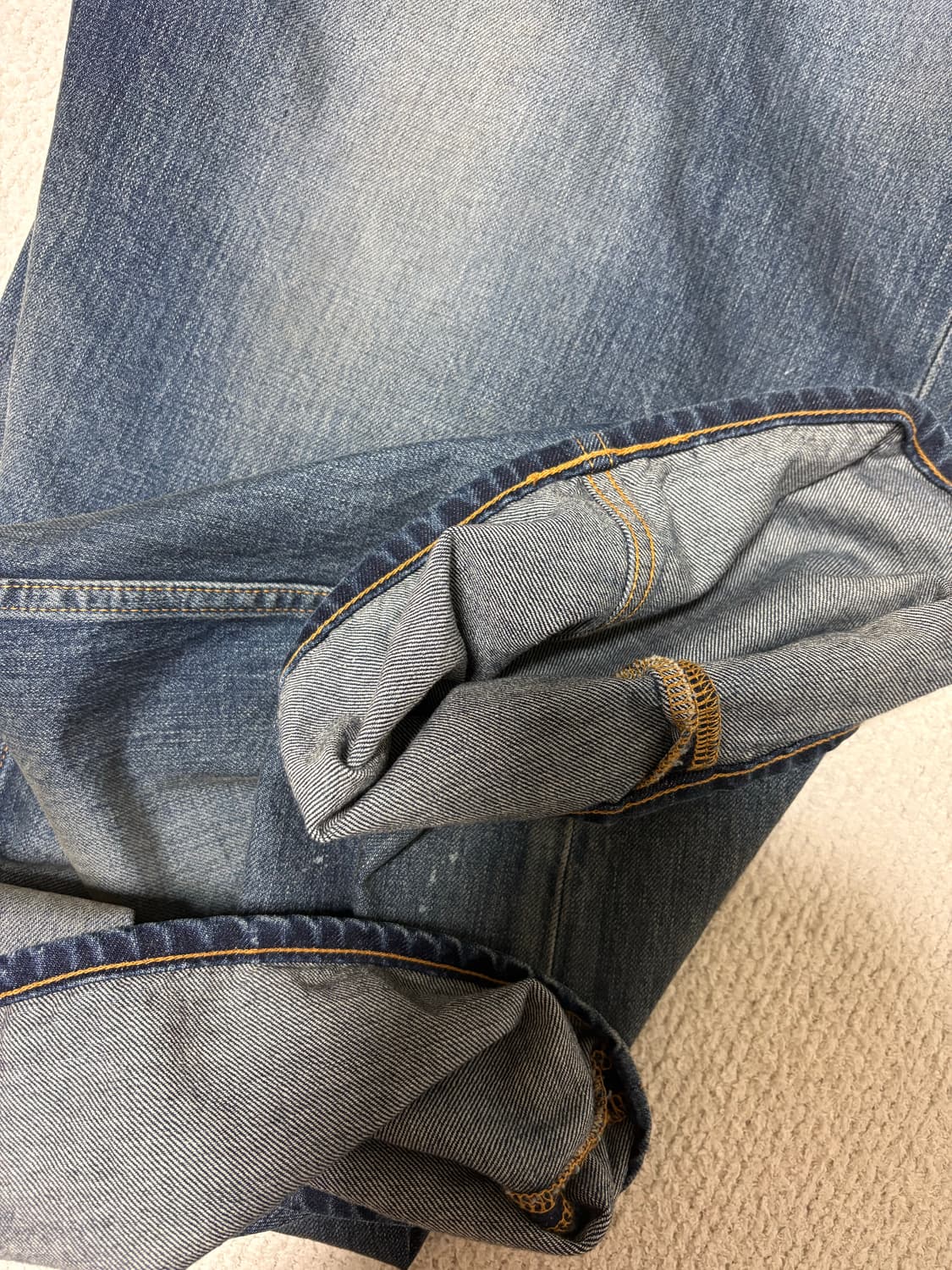 안셀름 에이징 와이드 데님 3 상품이미지4