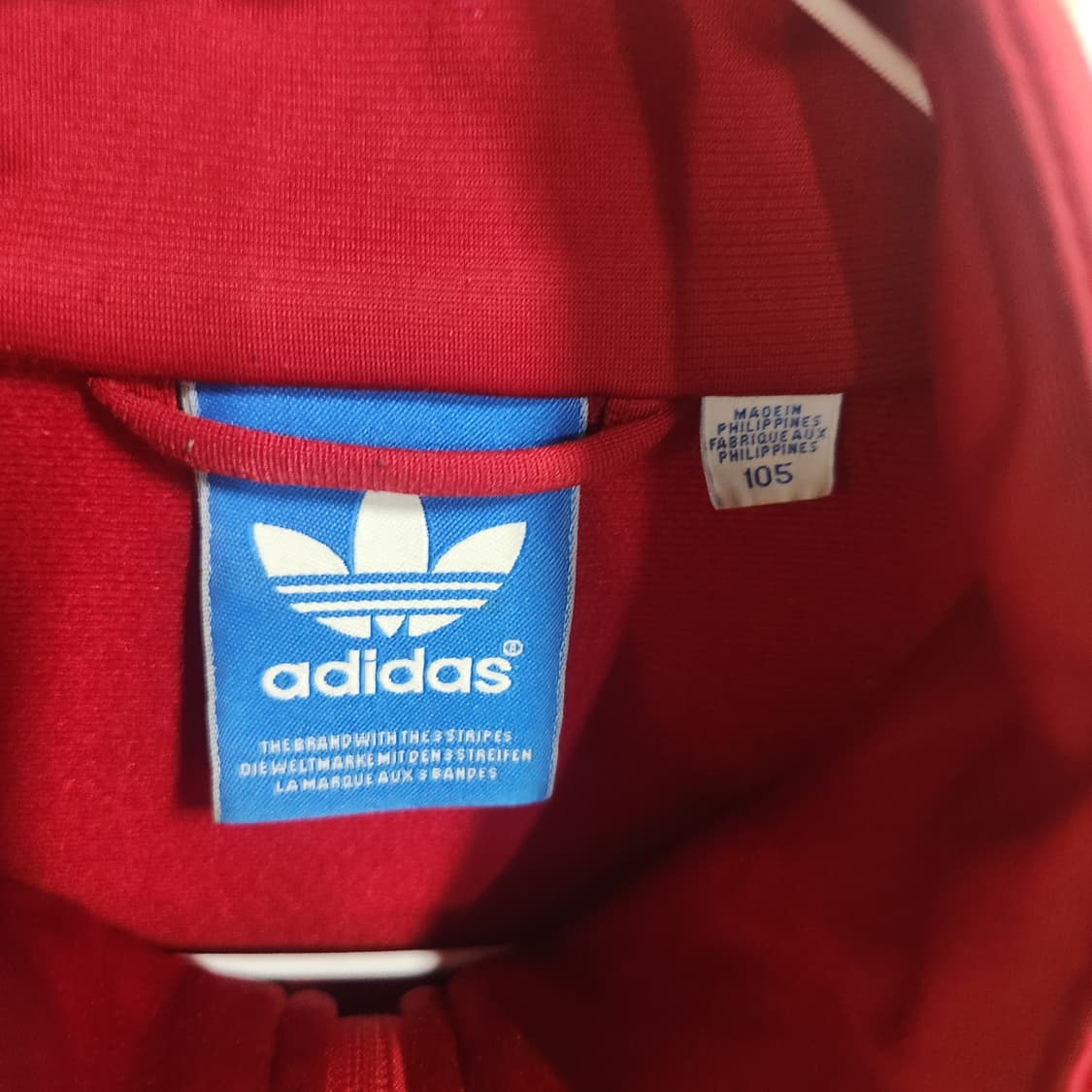 아디다스 버건디 유로파 져지105 상품이미지3