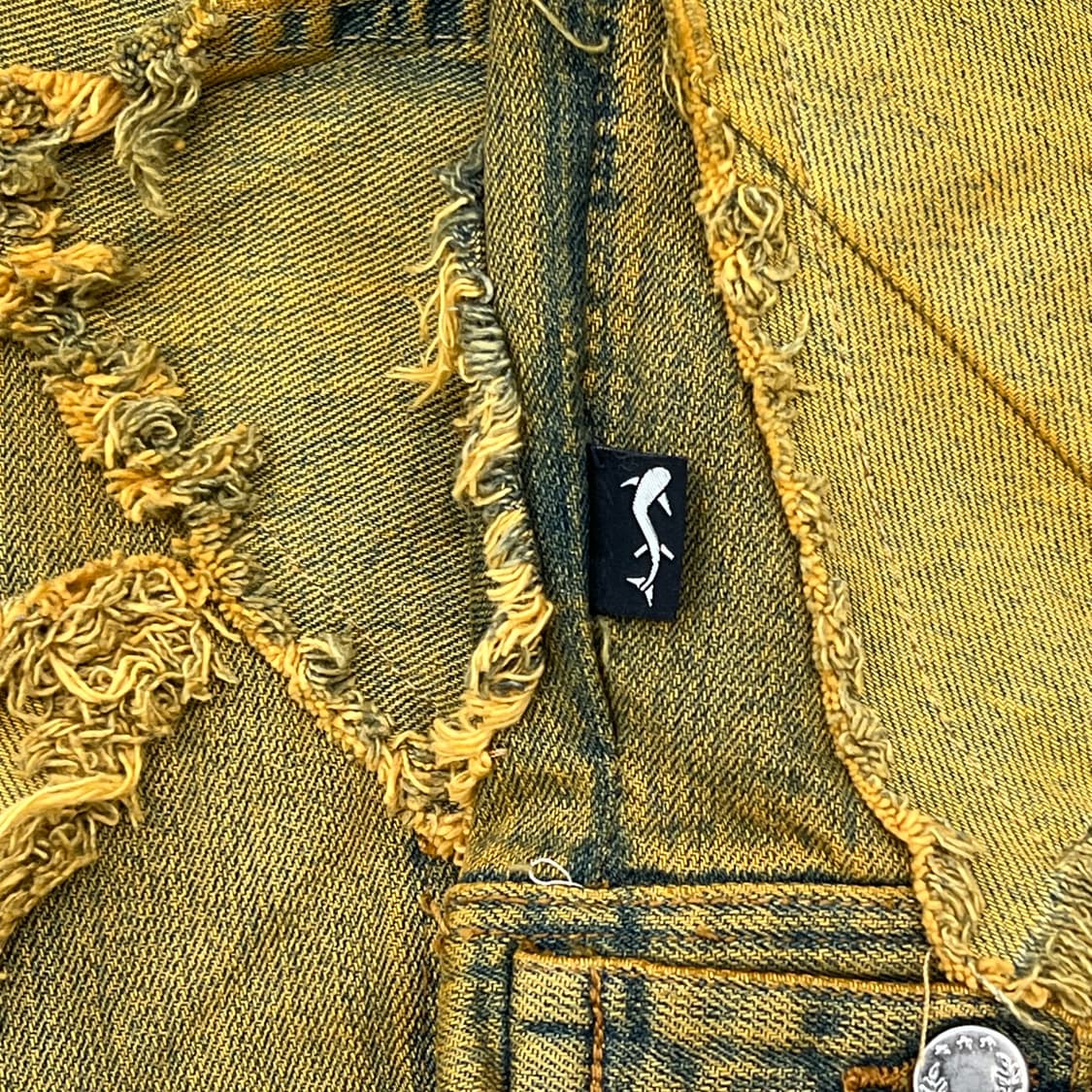 빈티지 워싱 컷오프 데님 자켓 r3137 상품이미지5