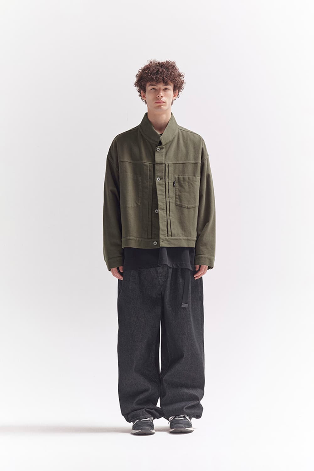 [3] moif 모이프 트러커 블루종 올리브 상품이미지8