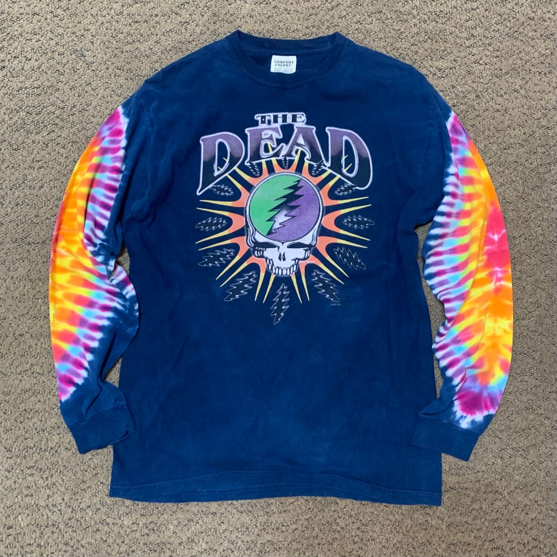 The greatful dead 롱슬리브 타이다이 티셔츠 (M) 상품이미지1