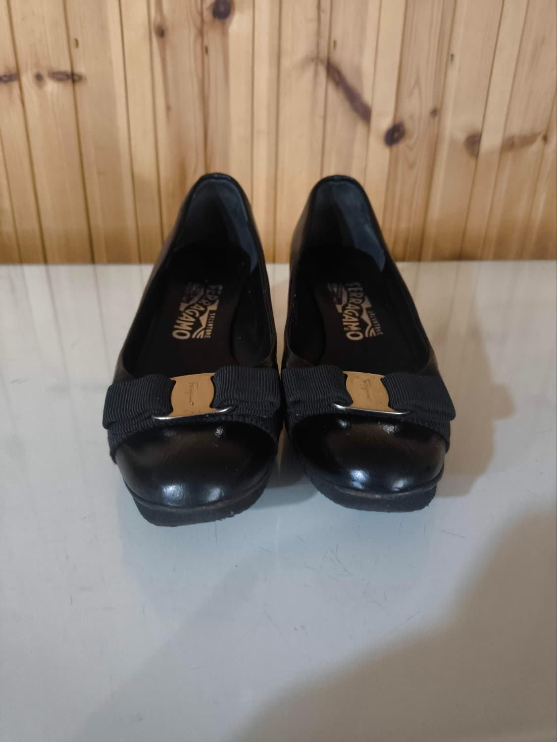 230mm 6 페라가모 바라 힐 구두 4.5cm 상품이미지3