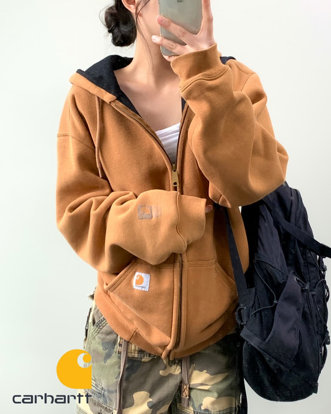 칼하트 써멀 후드집업 상품이미지1