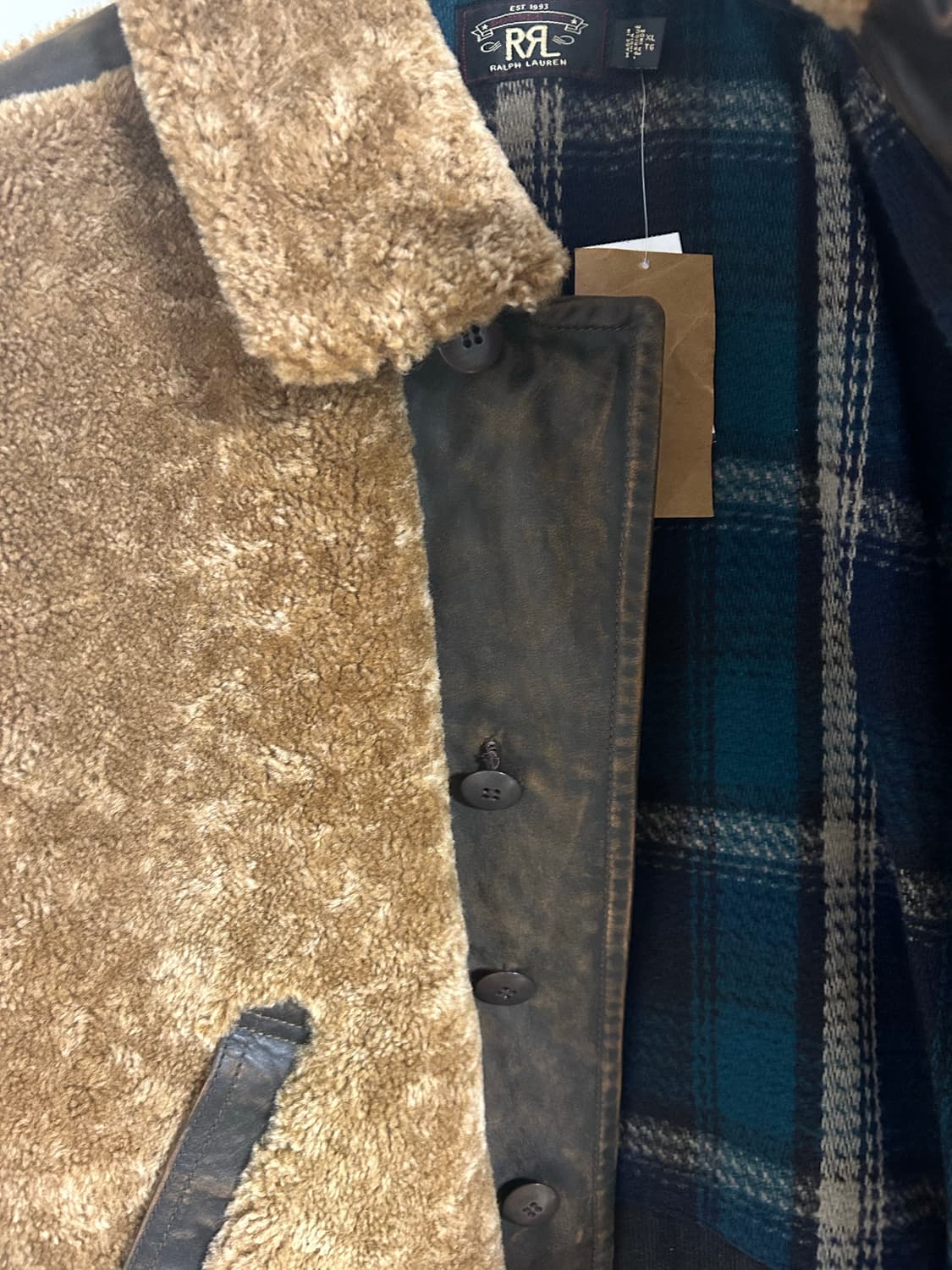 [XL] RRl 그리즐리 레더 자켓 상품이미지3