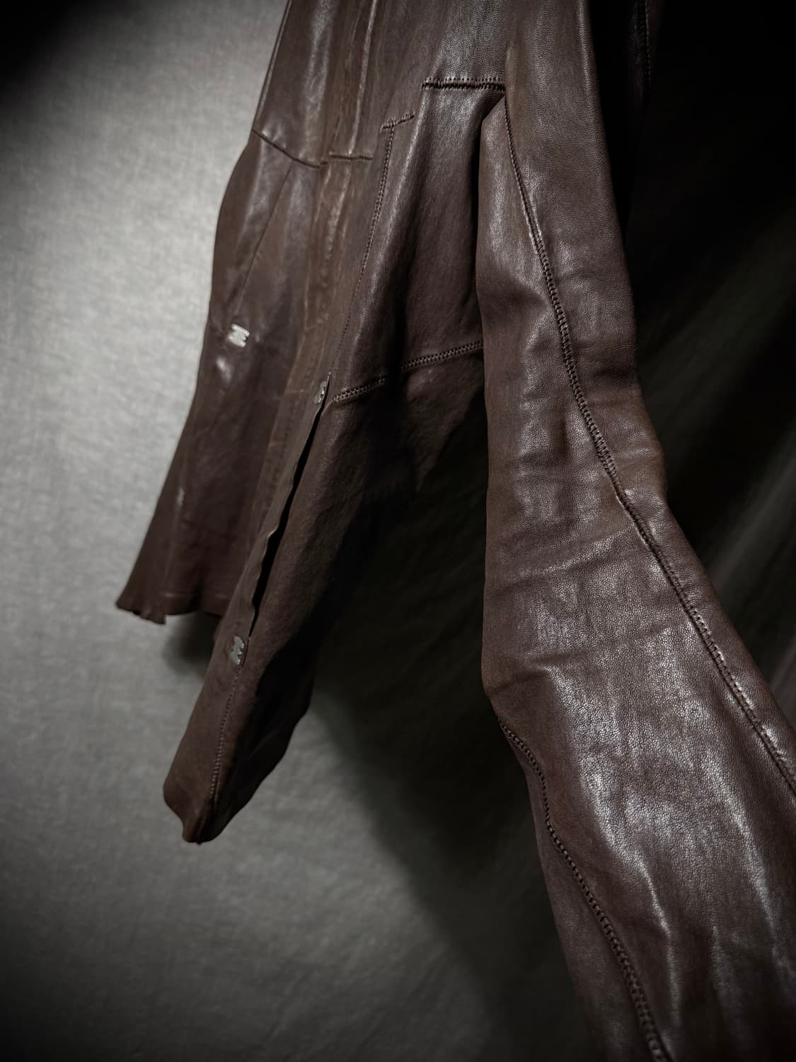 Isaac Sellam Back Spine Leather Jacket 상품이미지7