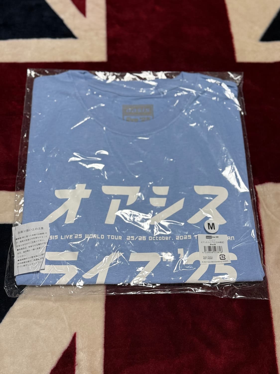 오피셜 오아시스 라이브 25 일본 한정판 티셔츠 상품이미지5