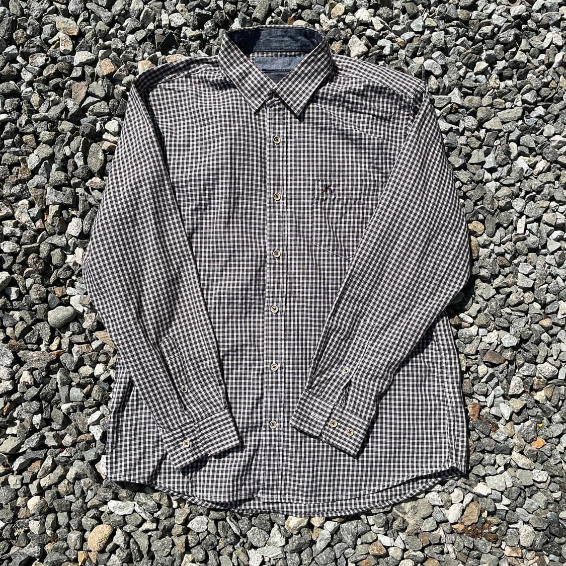 KANSAI YAMAMOTO 체크셔츠 (실측확인) 상품이미지1