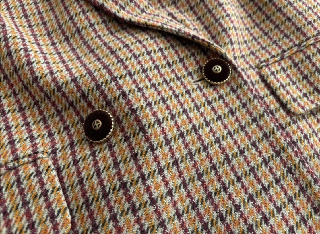 듀엘 울 체크 코트 자켓 55 상품이미지3