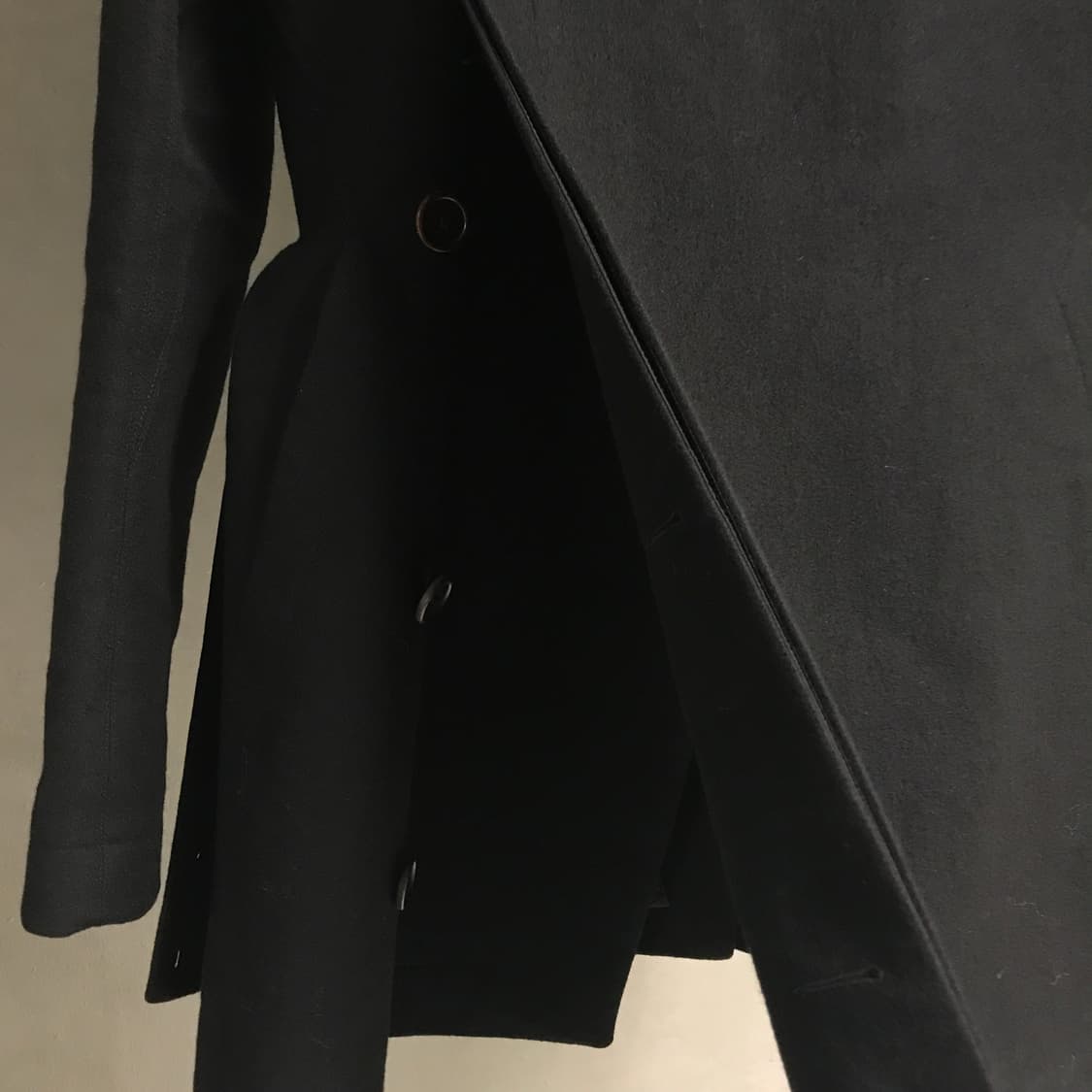 릭오웬스 블랙 코트 M(W) 상품이미지4