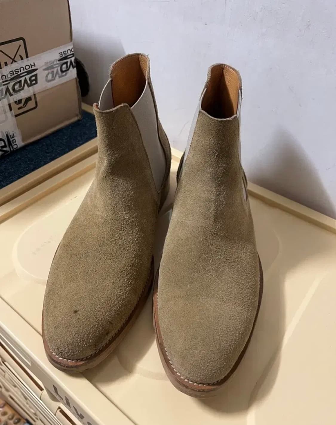 손신발 스웨이드 부츠 상품이미지1