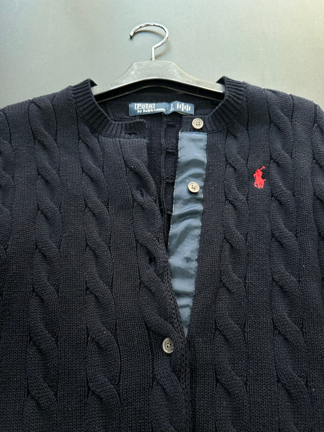 폴로랄프로렌 큐알텍 케이블 가디건 상품이미지5