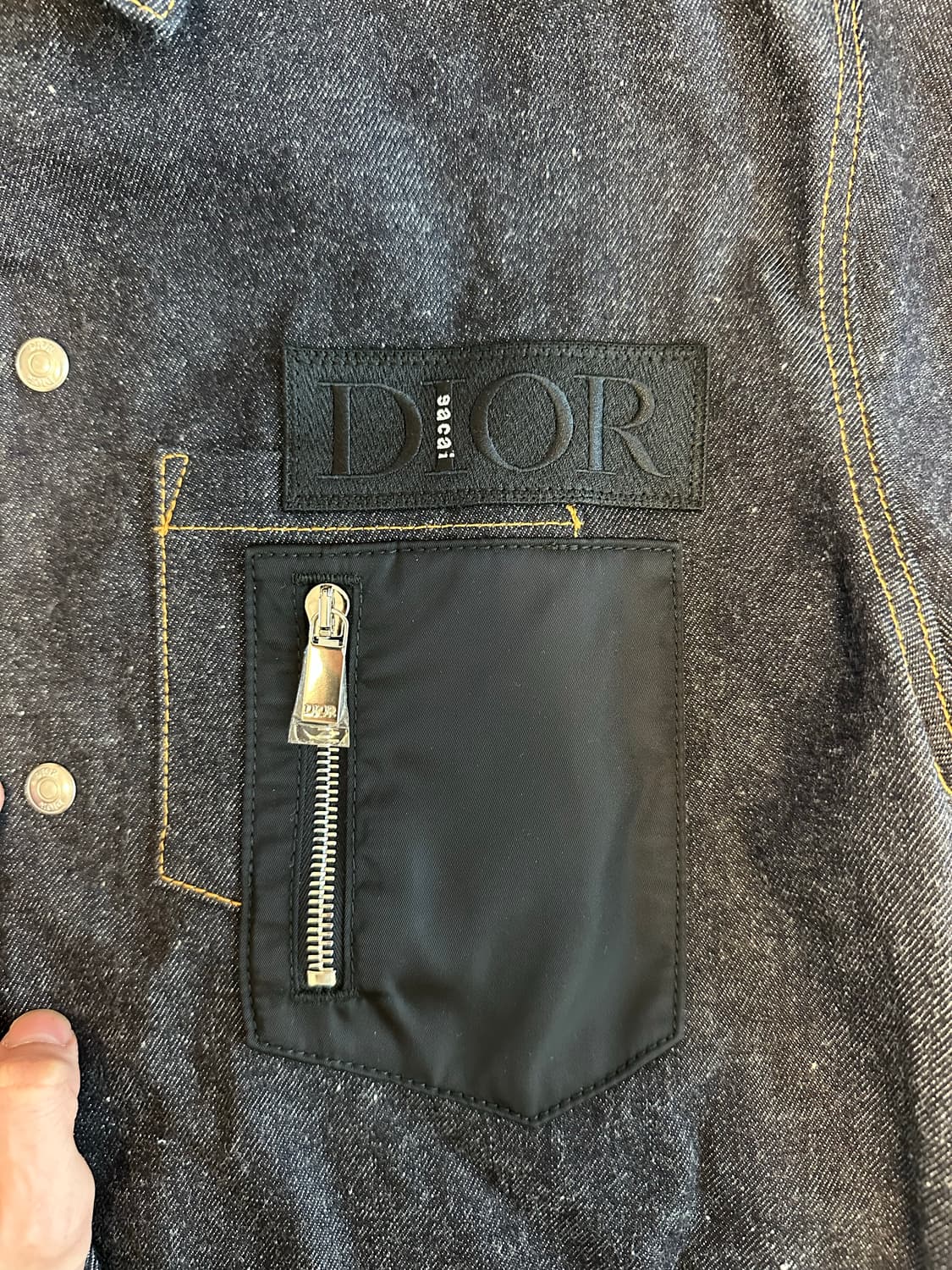 디올 사카이 데님 셔츠 자켓 / 50 상품이미지2