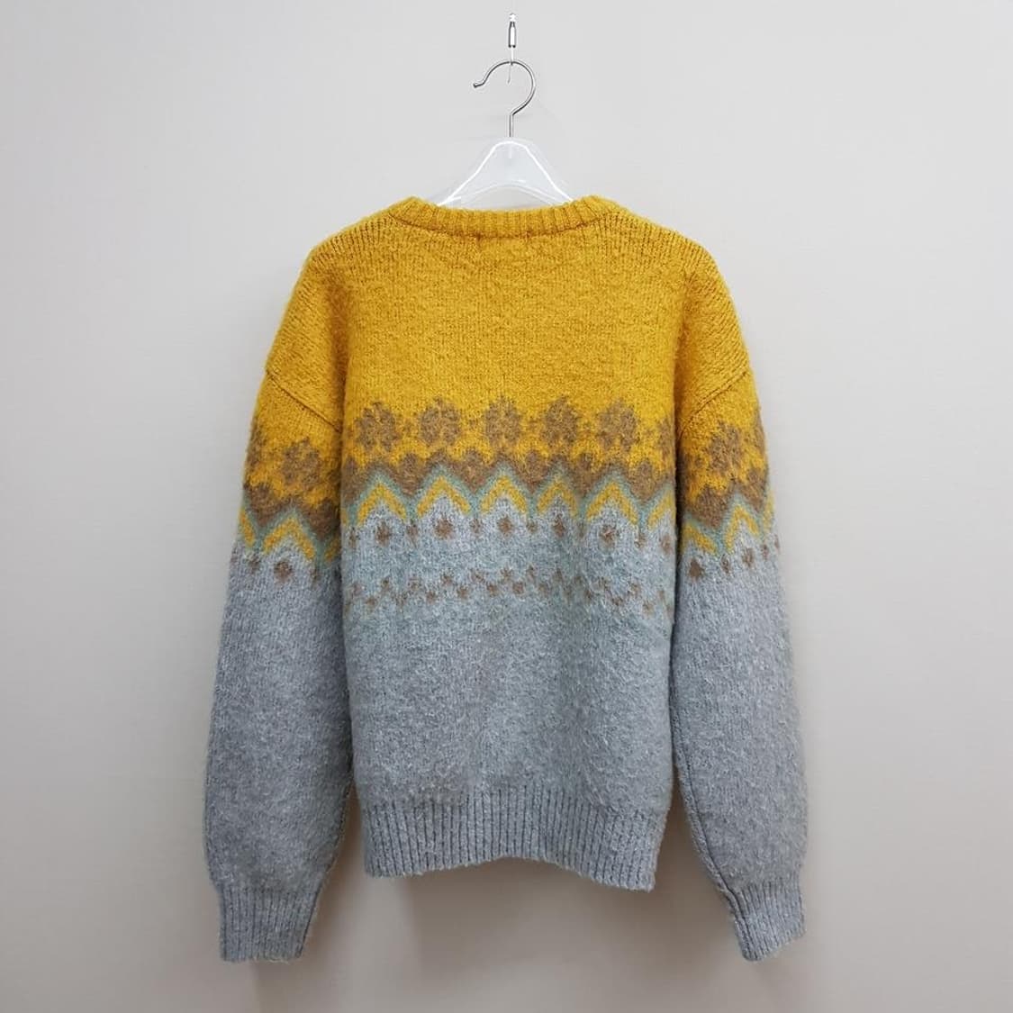 시엔느 Sienne 2024 노르딕 패턴 울 니트 스웨터 F사이즈 상품이미지6