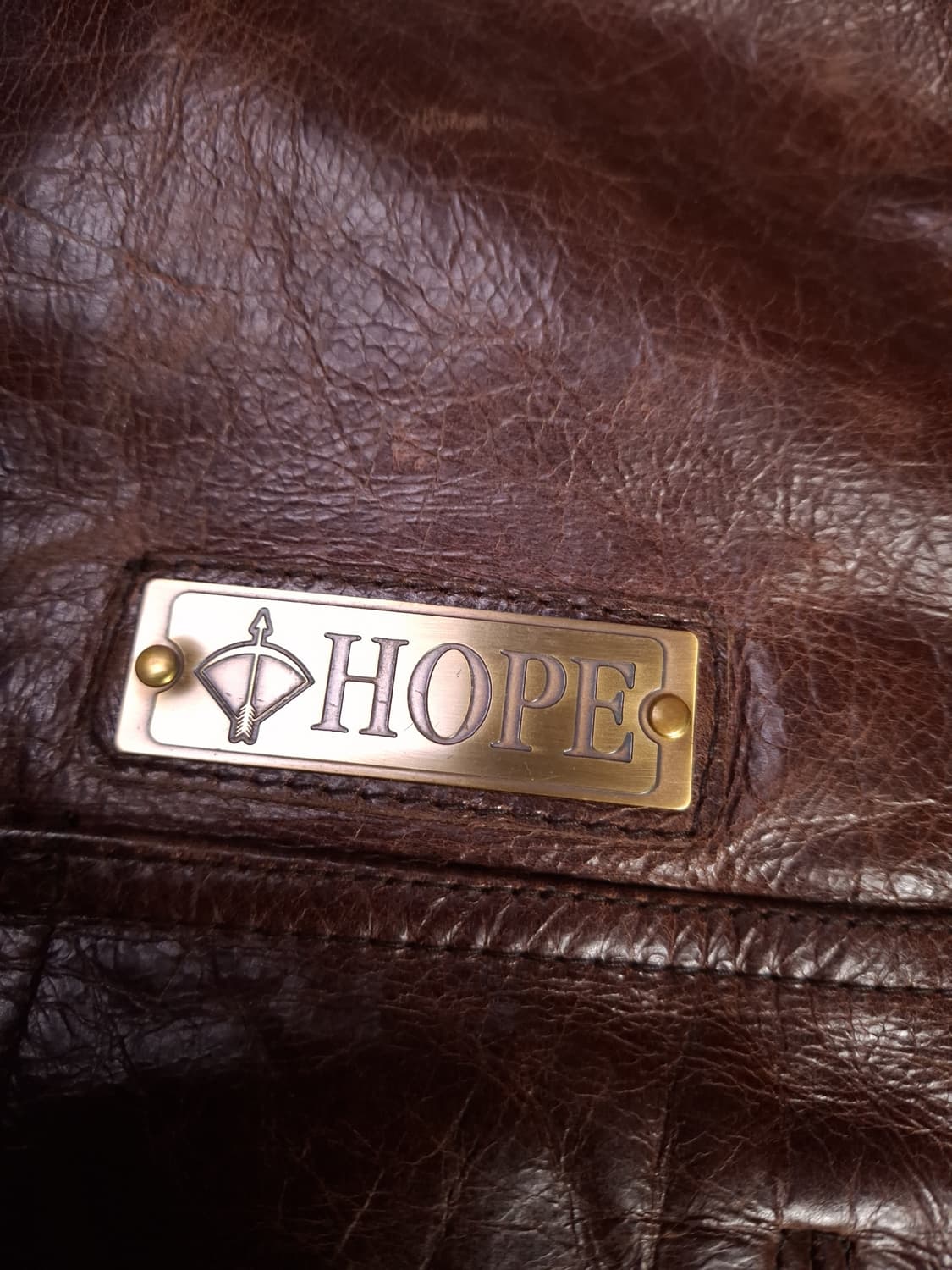 새제품 오리지날 HOPE 리얼레더 G-1 항공자켓 상품이미지6