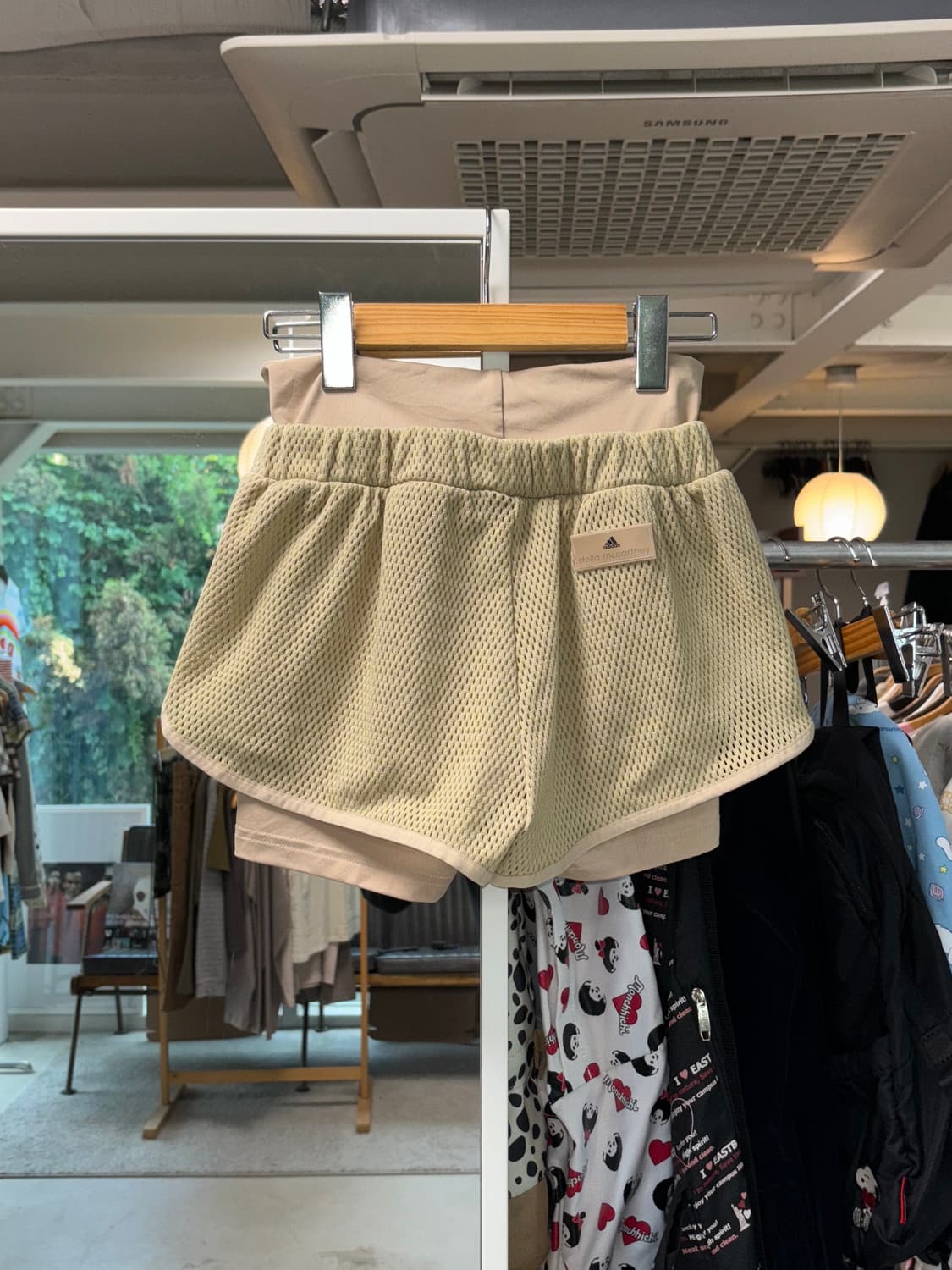아디다스 스텔라 매카트니 레이어드 매쉬 쇼츠 상품이미지3