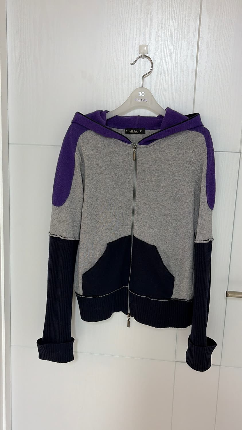 이태리 마리아니 캐시미어 혼방 후드니트 55,66 정품  상품이미지5