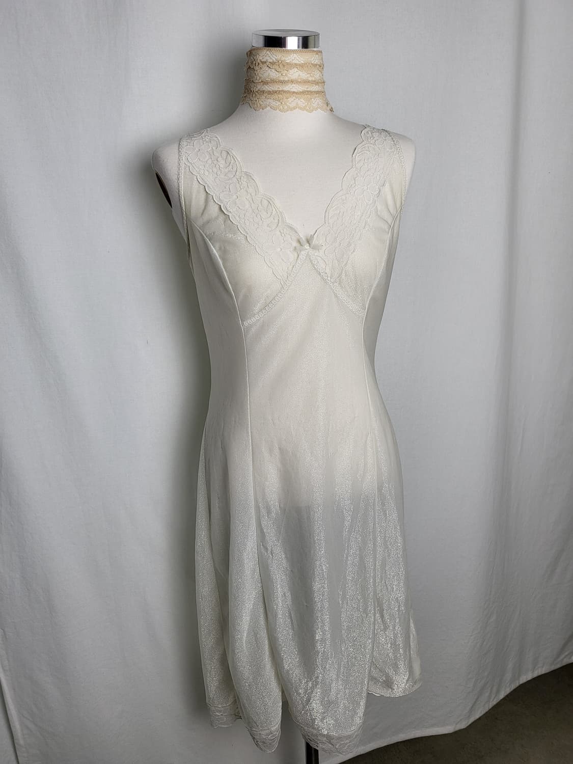 빈티지 소프트 아이보리 슬립 원피스 상품이미지2