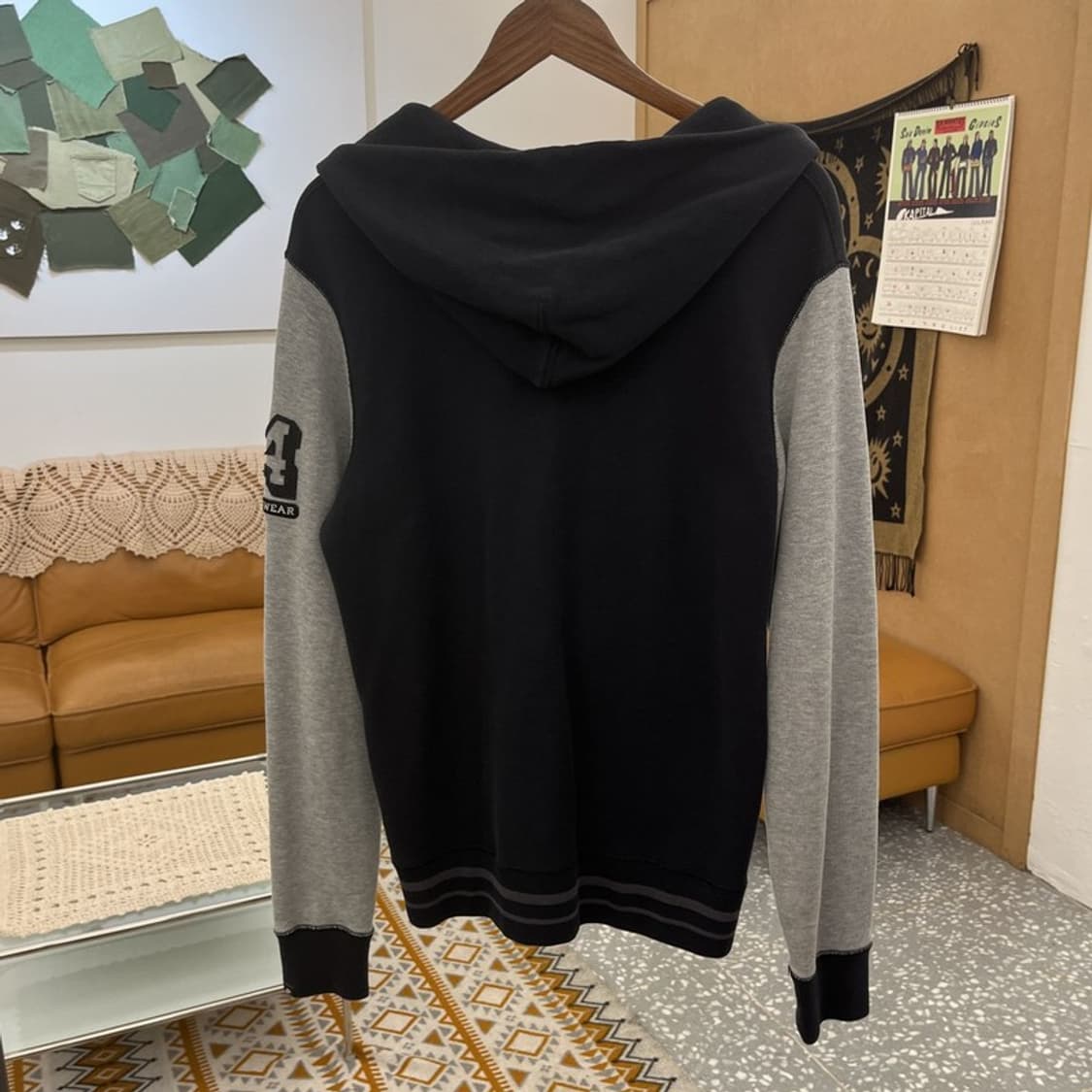 나이키 올드스쿨 스트릿 빈티지 캐주얼 배색 후드집업 M C11272 상품이미지4