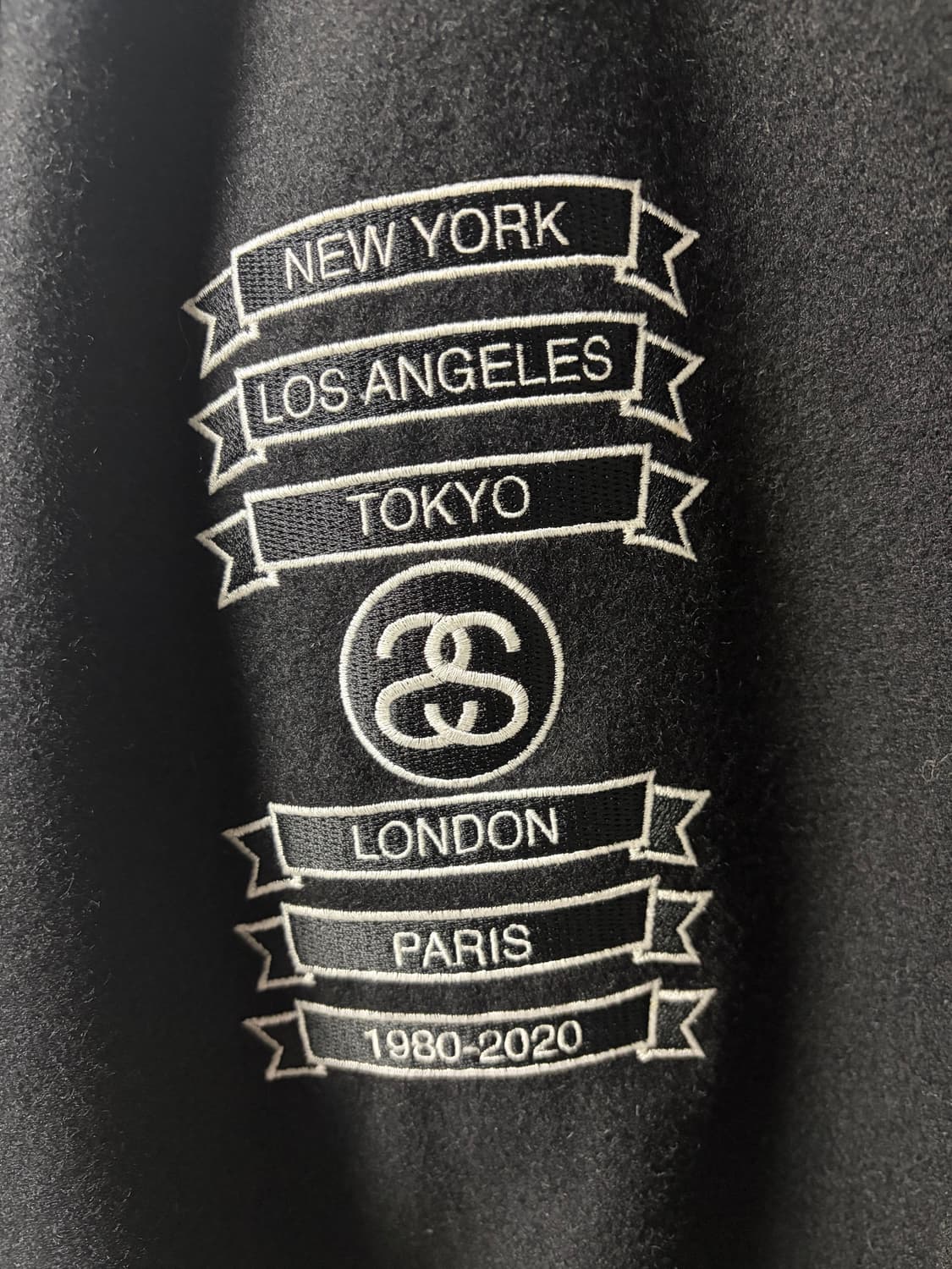 스투시 꼼데가르송 바시티 xl 상품이미지4