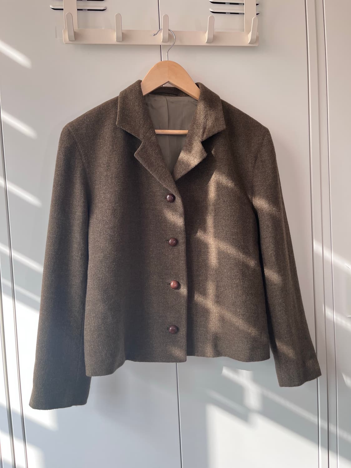 Kiyoko takase 카키브라운 울 자켓 상품이미지4