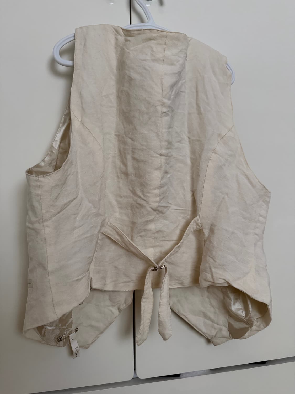 실버 큐빅 화이트/아이보리 락 펑크 베스트 상품이미지2