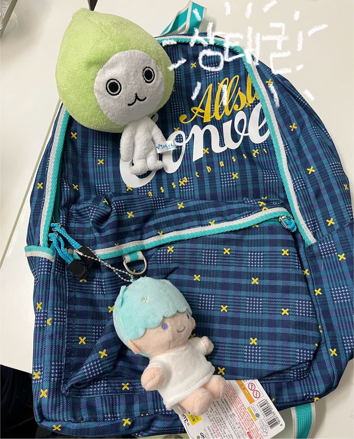 컨버스 레터링 체크 백팩 🌀 상품이미지2