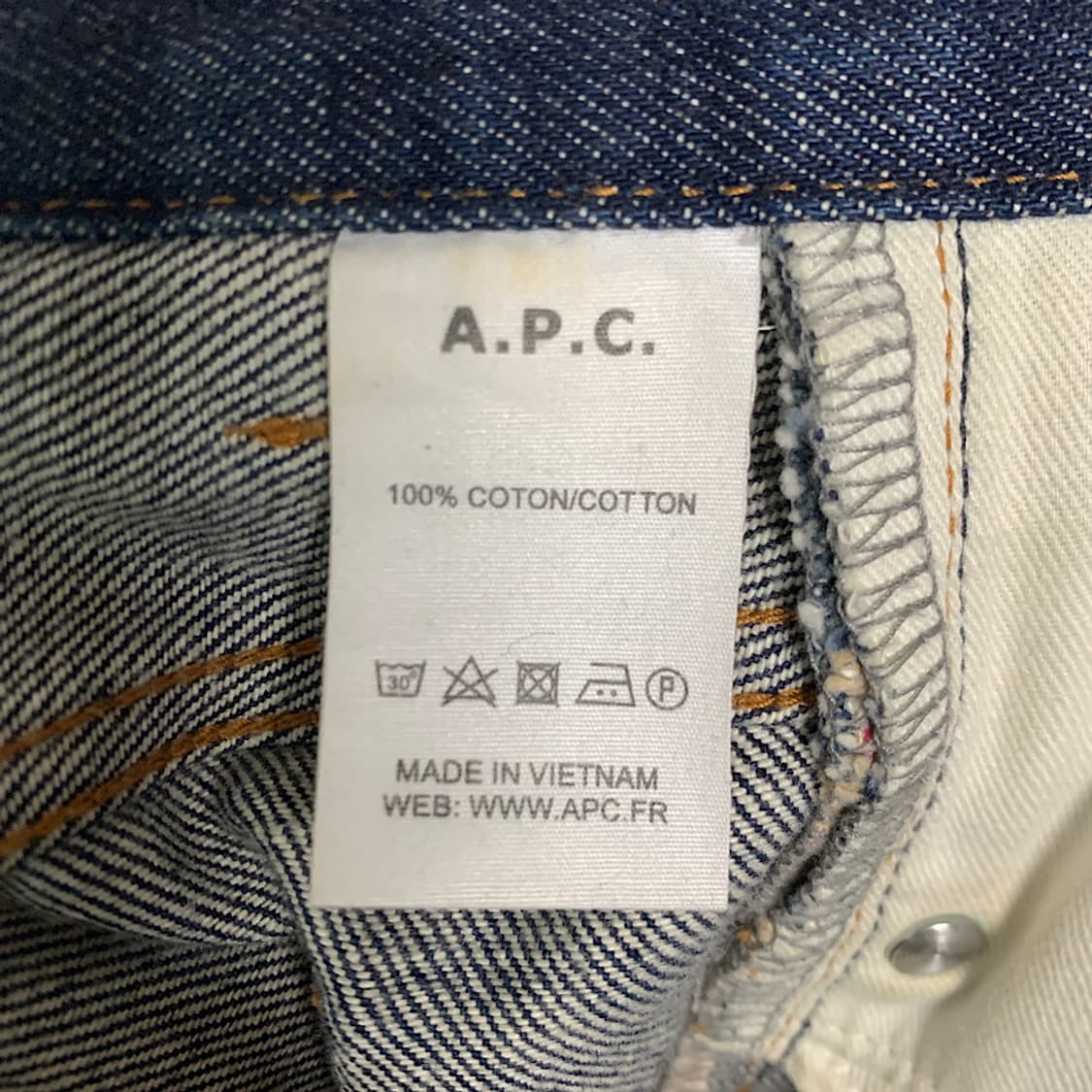 A.P.C. 아페쎄 데님팬츠 29 상품이미지3