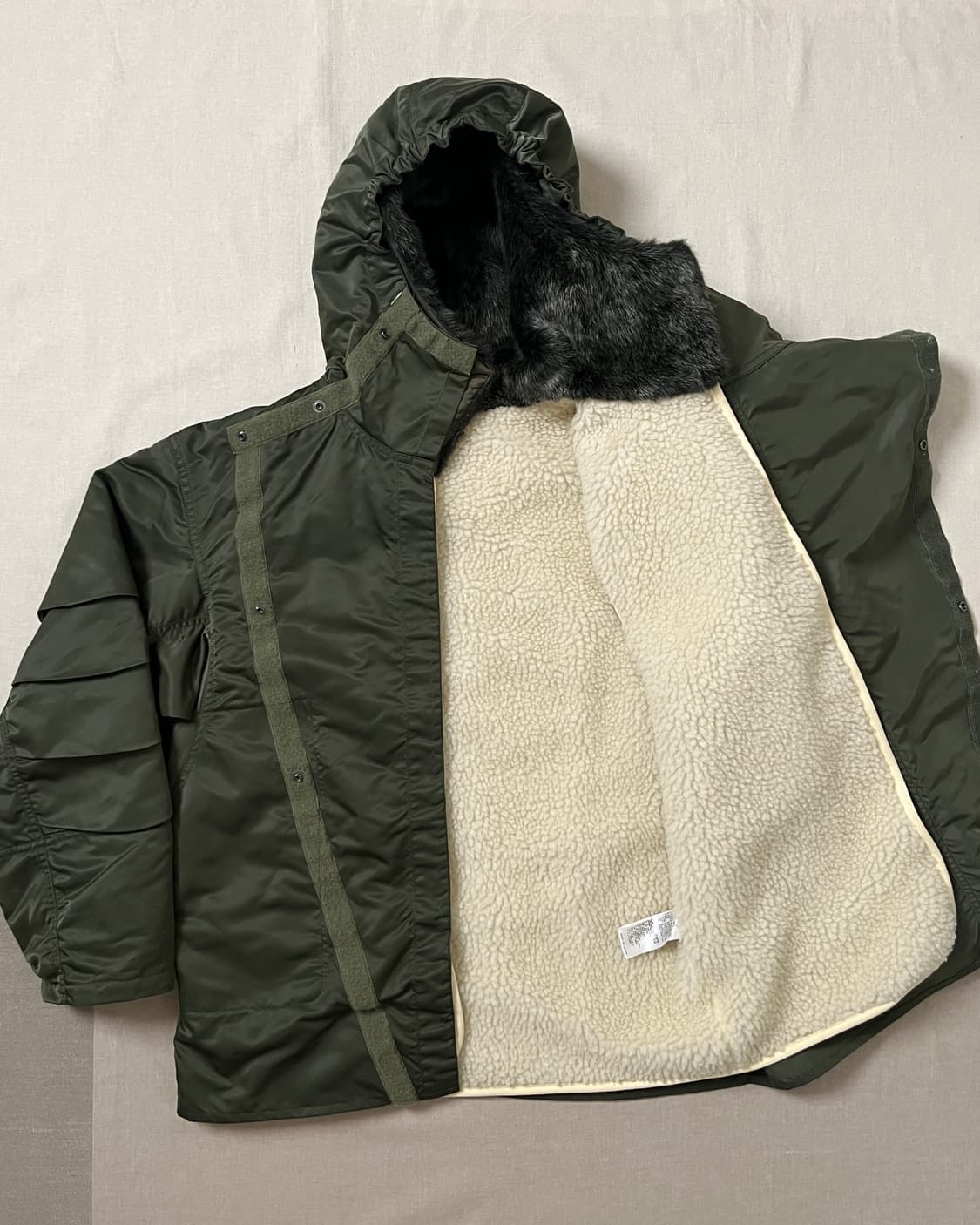 토가 비릴리스 밀리터리 파카 toga virilis 오버랩 파카 상품이미지3