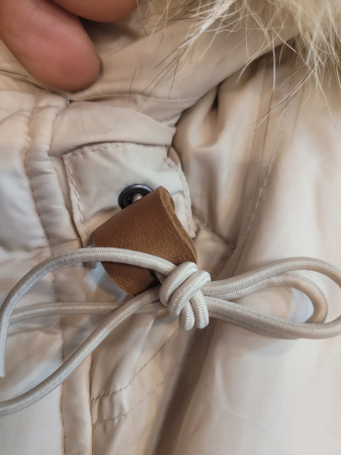 폴로 랄프로렌 코요테 퍼 패딩 M(95) 상품이미지9